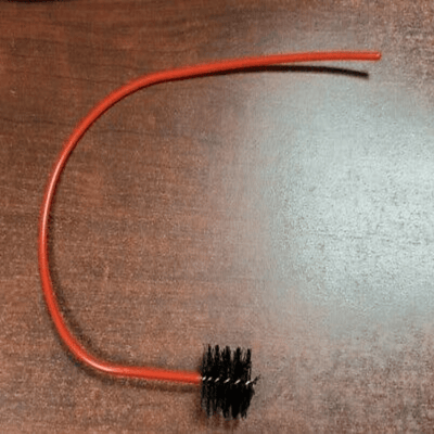 Rectorseal 83406 8" EZT-406 Standard Flexible Rod Cleaning Brush Front View