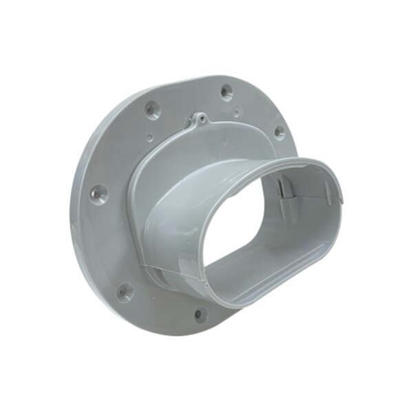  Rectorseal CGWLFLG Cover Guard Wall Flange 4-1/2" Gray Side View