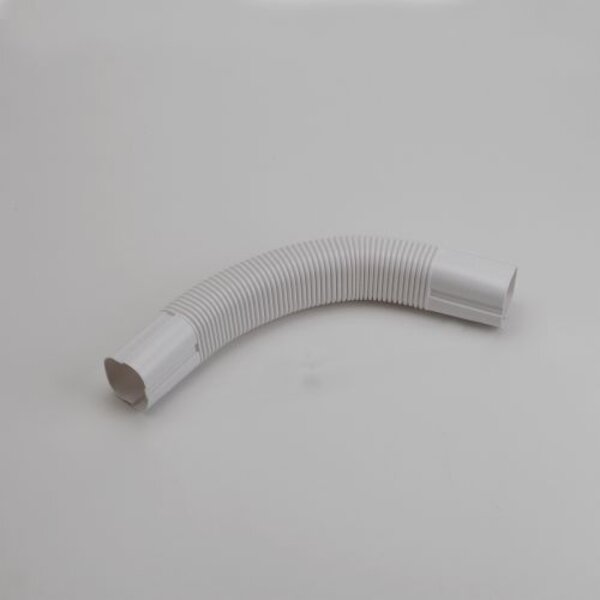 Rectorseal 85008 2.75" x 20" Length Slimduct Flexible Elbow SF-77-500-W Side View