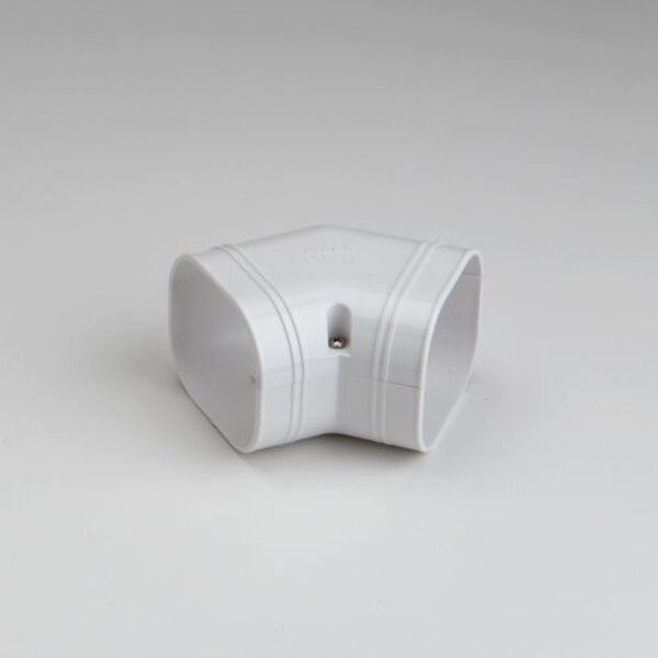 Rectorseal 85012 2.75" 45° Slimduct Flat Elbow (White) Side View