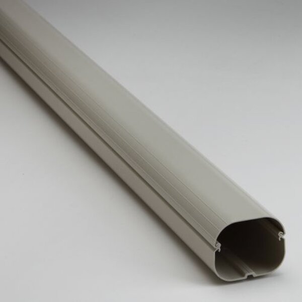 Rectorseal 85024 2.75" x 6' Slimduct Duct Line Set Cover (Ivory) Side View