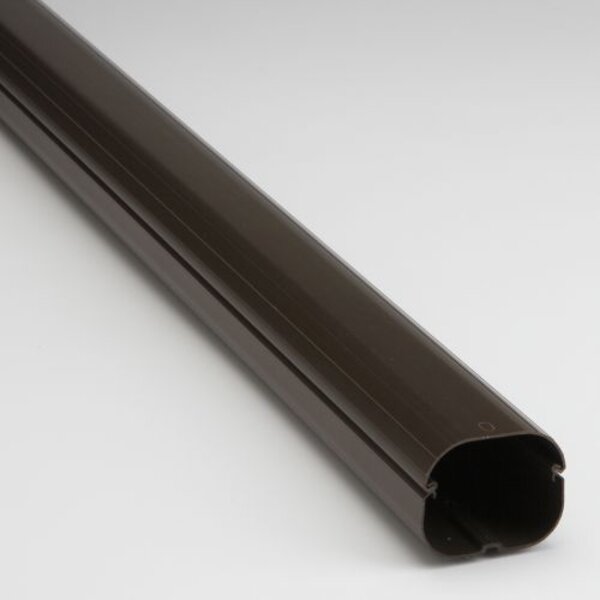 Rectorseal 85064 2.75" x 6' Slimduct Duct Line Set Cover (Brown) Side View