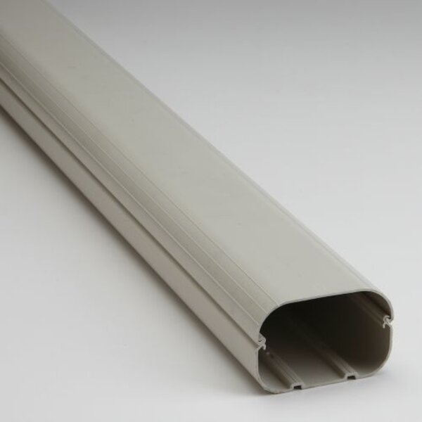 Rectorseal 85124 3.75" x 6' Slimduct Duct Line Set Cover (Ivory) Side View