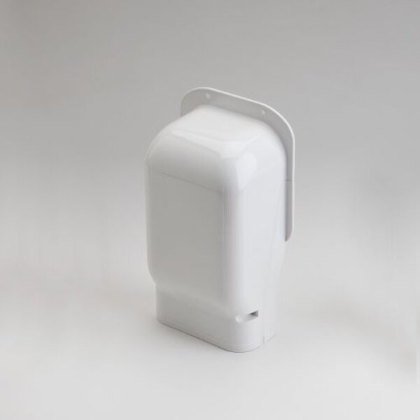 Rectorseal 85216 5.5" Slimduct Wall Inlet (White) Side View
