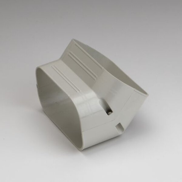 Rectorseal 85220 5.5" Slimduct 45° Vertical Elbow (Ivory) Side View