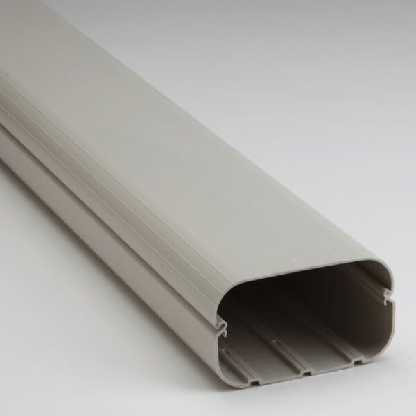 Rectorseal 85224 5.5" x 6' Slimduct Duct Line Set Cover (Ivory) Side View