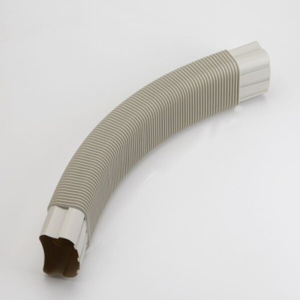 Rectorseal 85228 5.5" x 31" Length Slimduct Flexible Elbow (Ivory) Side View