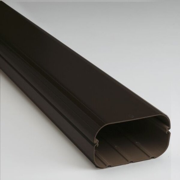 Rectorseal 85264 5.5" x 6.5' Slimduct Duct Line Set Cover (Brown) Side View