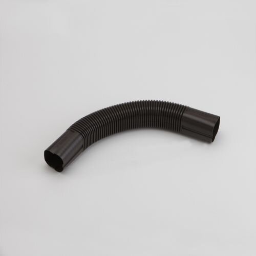 Rectorseal 85368 2.75" x 20" Length Slimduct Flexible Elbow (Brown) Side View