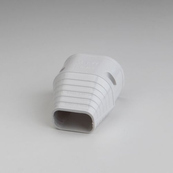 Rectorseal 86007 2.75" Slimduct End Fitting (White) Side View