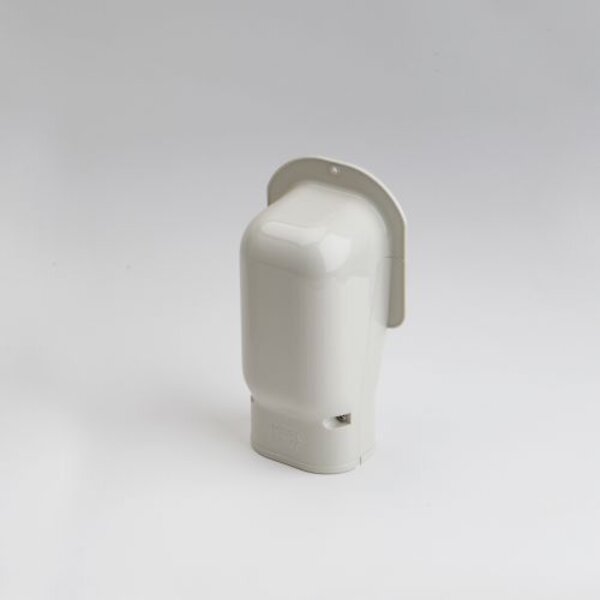 Rectorseal 86036 2.75" Slimduct Wall Inlet (Ivory) Side View