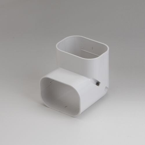 Rectorseal 86102 3.75" 90° Slimduct Vertical Elbow (White) Side View