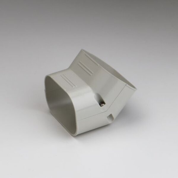 Rectorseal 86120 3.75" 45° Slimduct Vertical Elbow (Ivory) Side View