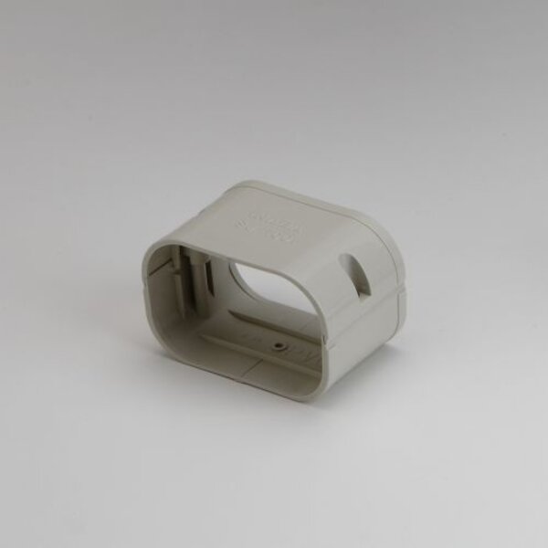 Rectorseal 86130 3.75" Slimduct Coupler (Ivory) Side View