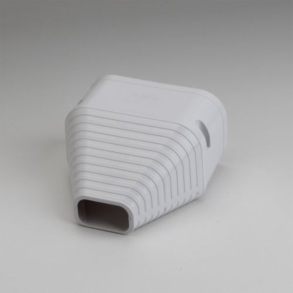 Rectorseal 86207 5.5" Slimduct End Fitting (White) Side View