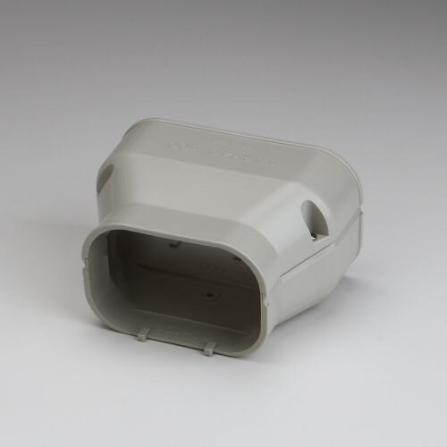 Rectorseal 86226 Slimduct 5.5" -3.75" Reducer, Ivory 140-100 Side View