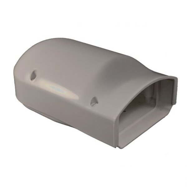 Rectorseal CGINLTG Cover Guard Wall Inlet 4-1/2" Gray Side View