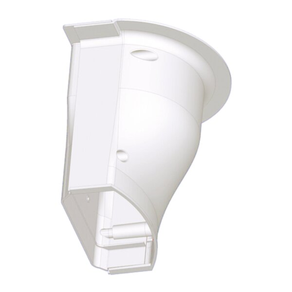 Rectorseal CGSTI Cover Guard Soffit Fitting 4-1/2" White Side View