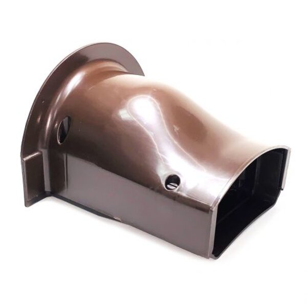Rectorseal CGSTIB Cover Guard Soffit Fitting 4-1/2" Brown Side View