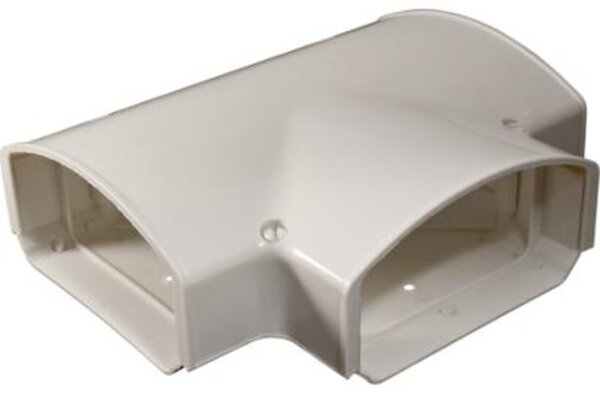 Rectorseal CGTEE Cover Guard Tee 4-1/2" White Side View