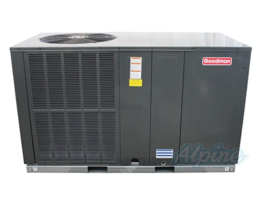 Goodman 4 Ton Heat Pump Package 13.4 SEER2, Single Stage, Horizontal, GPHH34831