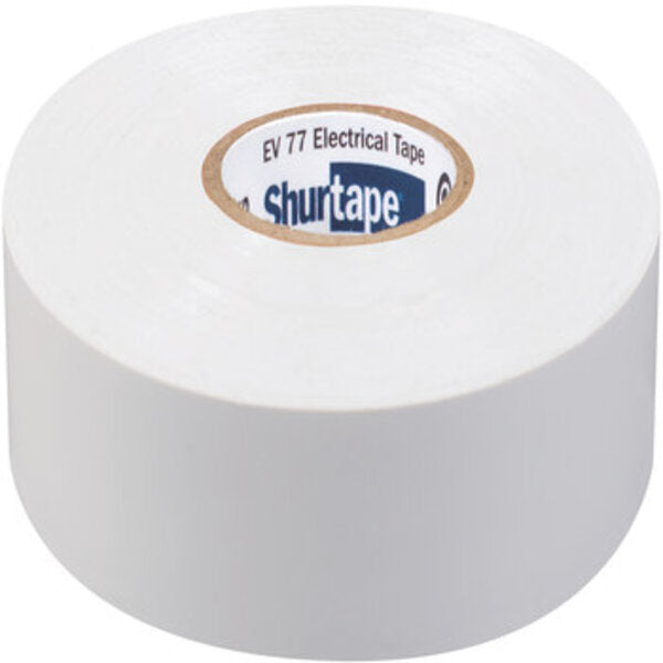 Shurtape EV 077 Gray Electrical Tape - 3/4 in Width x 66 ft Length - 7.0 mil Thick 104817 Side View