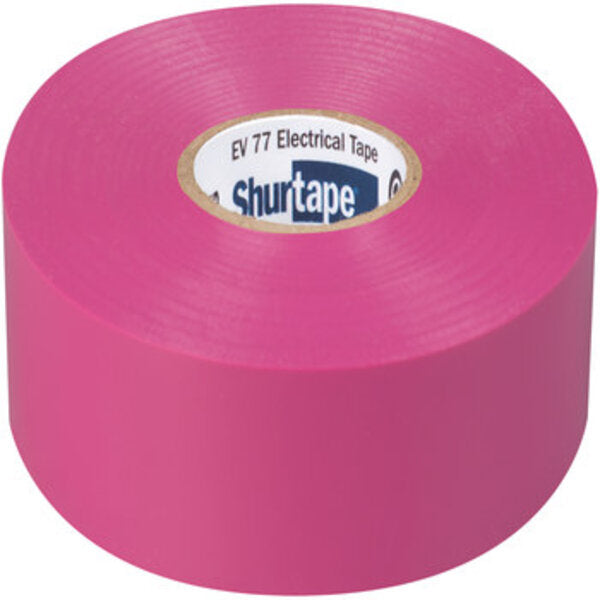 Shurtape EV 077 Purple Electrical Tape - 3/4 in Width x 66 ft Length - 7.0 mil Thick 104699 Side View
