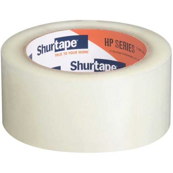 Shurtape HP 100 Clear Packaging Tape - 48 mm Width x 100 m Length - 1.6 mil Thick 207142 Side View