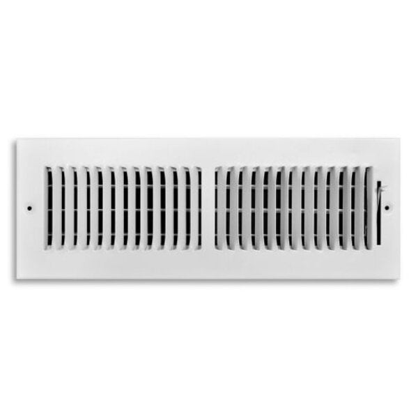 TRUaire 102M/14x04 Stamped Sidewall/Ceiling Register Front View