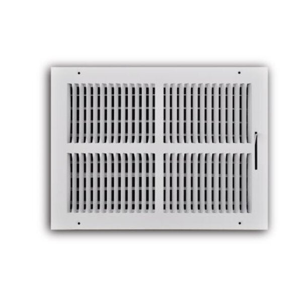 TRUaire 102M/14x12 Stamped Sidewall/Ceiling Register Front View