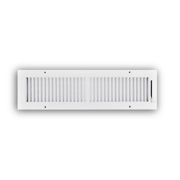 TRUaire 102M/18x04 Stamped Sidewall/Ceiling Register Front View