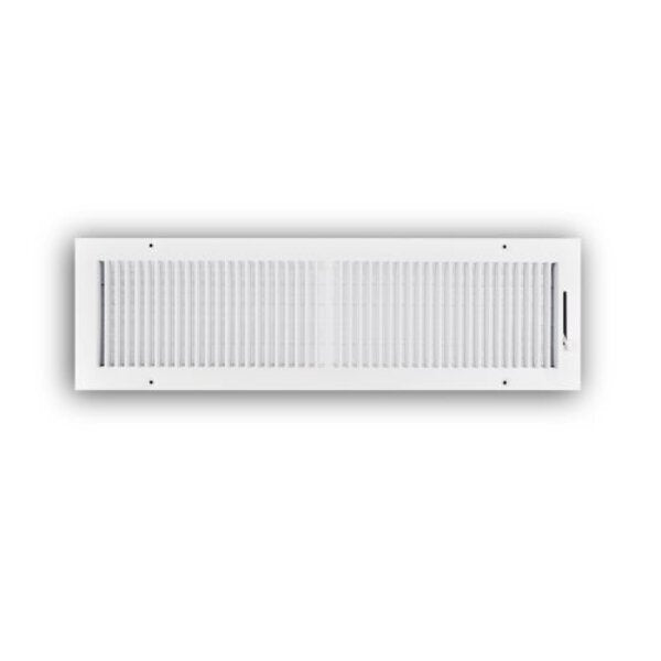 TRUaire 102M/24x06 Stamped Sidewall/Ceiling Register Front View