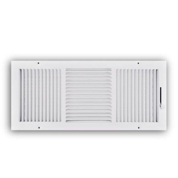 TRUaire 103M/24x08 Stamped Sidewall/Ceiling Register Front View 