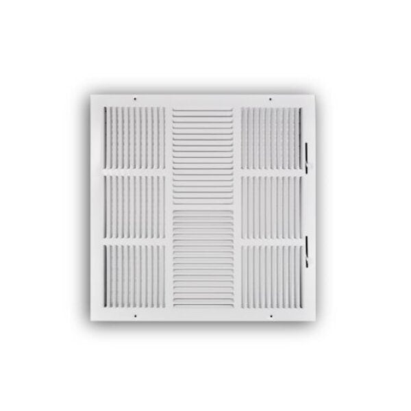 TRUaire 104M/20x20 Stamped Sidewall/Ceiling Register Front View 