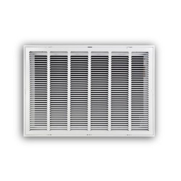 TRUaire 192RF/30x20 Stamped Face Return Air Filter Grille Side View