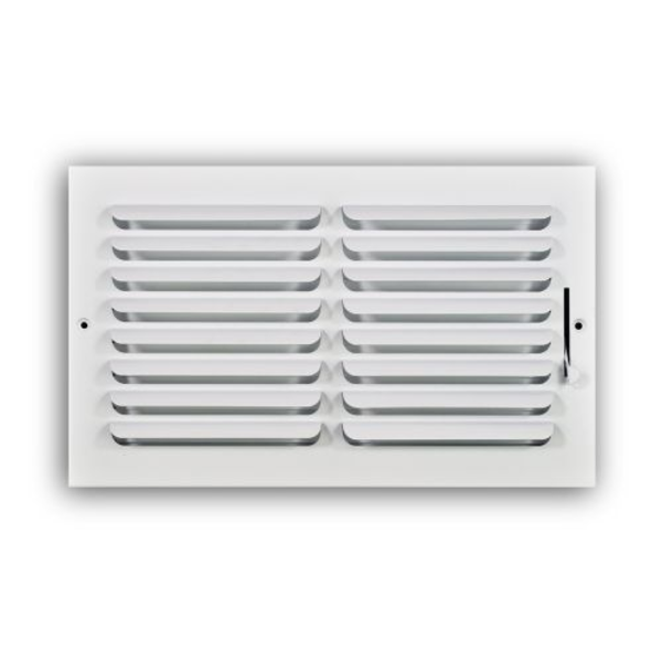 TRUaire 401M/14X08 Stamped Curved Blade Sidewall/Ceiling registers Front View