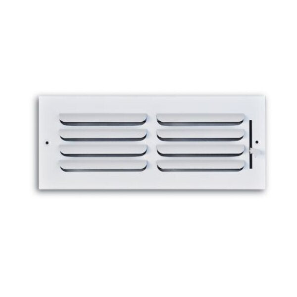 TRUaire 401M/12x04 Stamped Curved Blade Sidewall/Ceiling registers Front View