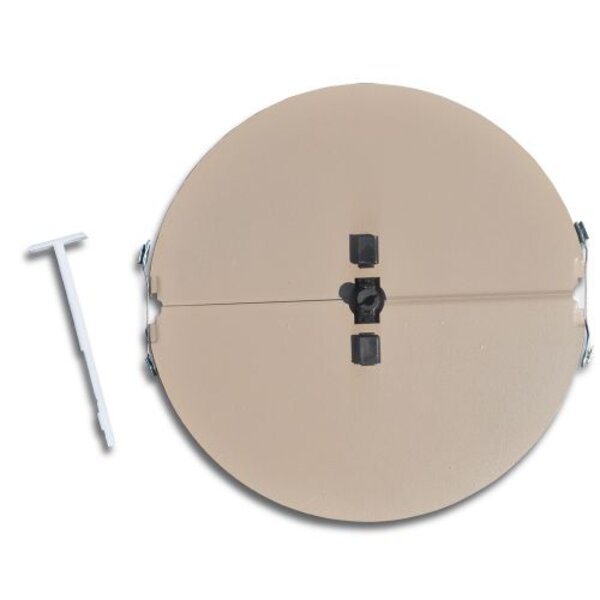 TRUaire 802-06 Round Ceiling Diffuser Accessories Front View