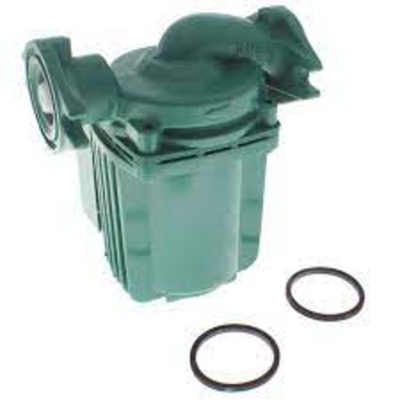 Taco 0013-VSF3 Variable Speed Setpoint Circulator Pump, Rotated Flange 1/6 HP Back View