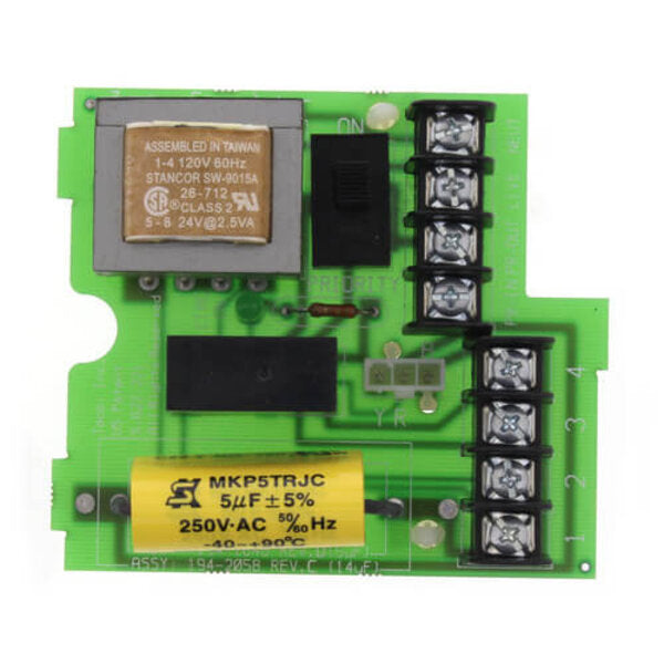 Taco 003-008RP Taco Pump Replacement Zoning Circulator PC Board, Old Style (003-008) Side View