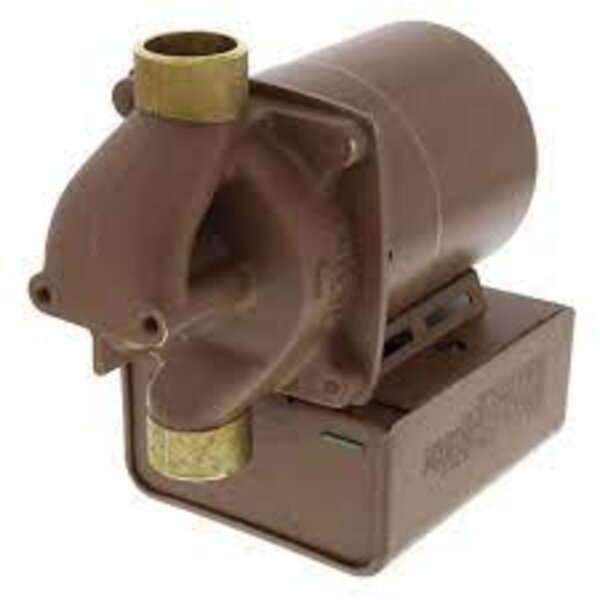 Taco 006-ZBC7-2IFC Bronze Priority Zoning Circulator w/ Integral Flow Check, 1/40 HP, 3/4" Sweat Side View
