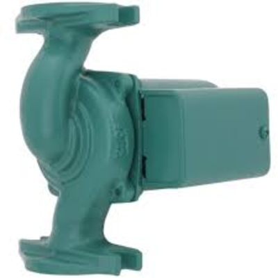 Taco 007-F5-5 3/4" - 1-1/2" Rotated Flange Cast Iron Circulator, 1/25 HP Side View