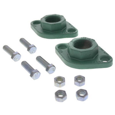 Taco 110-252F 1" Taco Iron Freedom Flange (Pair) Top View