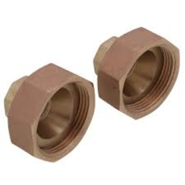 Taco 110-559 3/4" Bronze Half-Union Freedom Flange, Sweat (Pair) Side View