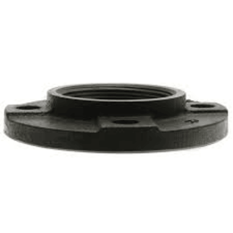 Taco 185-113C 3" Cast Iron 4-bolt threaded Flange for 1400-70/3 & 2400-70/3 Side View