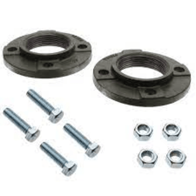 Taco 185-113C 3" Cast Iron 4-bolt threaded Flange for 1400-70/3 & 2400-70/3 Front View