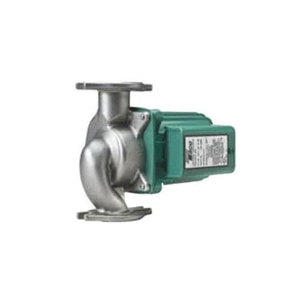 Taco 2400-20S-WB3P Stainless Steel 2400 Series Wood Boiler Circulator Pump, 1/6 HP (115V) Side View