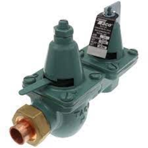 Taco  334-3 Taco Cast Iron Pressure Reducing Valve, Dual Control (Sweat) Front View