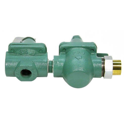 Taco 334-H3 1/2" Cast Iron Pressure Reducing Dual Unit Valve (Press) Back View