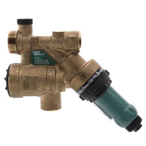 Taco 3450-T2 1/2" Combination Boiler Feed Valve & Backflow (NPT x NPT) Front View